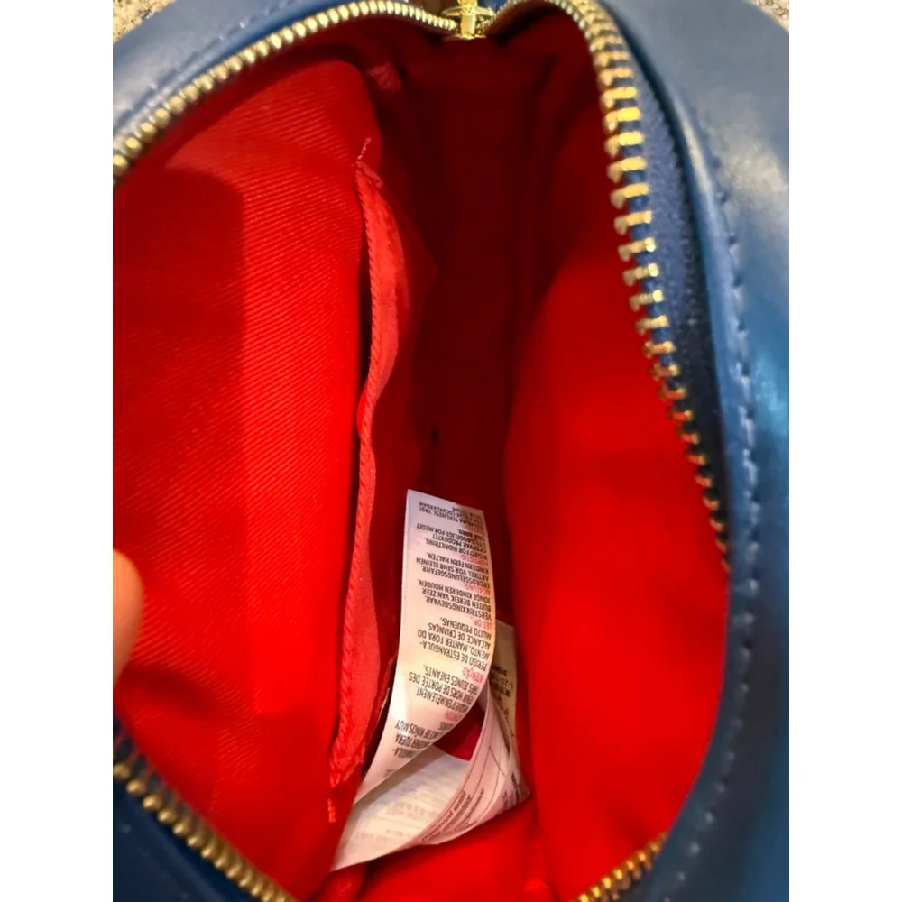 Women's Disney Store Captain Marvel Blue Red Crossbody Bag One Size - Picture 2 of 6